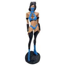 Boneco em Resina Personagem Mortal Kombat Mulheres Réplica 17cm