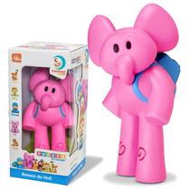 Boneco Em Vinil Elly Elefante Rosa Brinquedo Pocoyo Cardoso