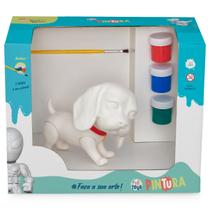 Boneco em Vinil Macio Puppie Bill Pintura 3 Tintas p/Colorir