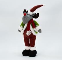 Boneco Enfeite decorativo De Natal Rena alce Natalino 53 cm Boneco Enfeite decorativo De Natal Rena alce Natalino 53 cm