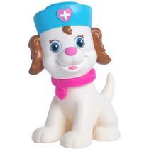 Boneco Esquadrão Pet Baby Enfermeira Super Toys 25cm Vinil