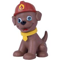 Boneco Esquadrão Pet For Baby Bombeiro Super Toys 25cm Vinil