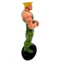 Boneco Estatua Guile Street Fighter Jogo Colecionavel Miniatura 18 cm de Resina