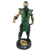 Boneco Estatua Ninja Reptile Mortal Kombat Estatueta 18 cm de Resina