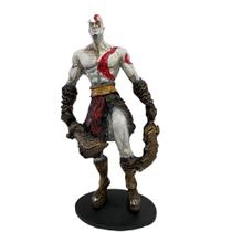 Boneco Estatueta Kratos God of War Resina 20cm