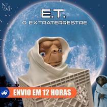 BONECO ET O EXTRATERRESTRE + CESTO - Figure action em 3D Item Divertido Decoração Geek BONECO ET O EXTRATERRESTRE + CESTO - Figure action em 3D Item Divertido Decoração Geek