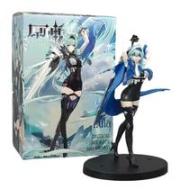 Boneco Eula Azul 18cm Genshin Impact Action Figure