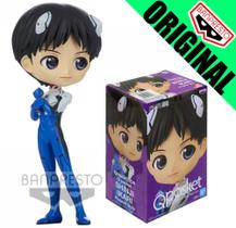 Boneco Evangelion New Theatrical Shinji Ikari Plugsuit Style Q Posket Bandai Banpresto