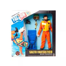 Boneco falcon salto fantástico da estrela - comandos em ação