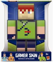 Boneco familia arqueira - robin hood 25 cm - minecraft - algazarra