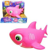 Boneco - Família Shark - Rosa - Cometa