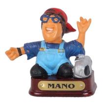 Boneco Familiar Menino Decoração para Casa Miniatura 8cm