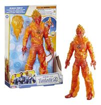 Boneco Figura de Ação Titan Tocha Humana Com luz Quarteto Fantástico Hasbro G1890 Boneco Figura de Ação Titan Tocha Humana Com luz Quarteto Fantástico Hasbro G1890