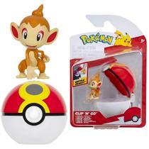 Boneco Figura Pokémon Chimchar C/ Bola de Repetição 003427 - Sunny