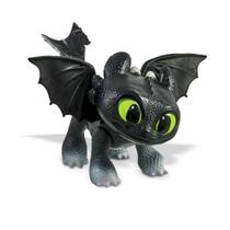 Boneco Filhote do Banguela Como Treinar o Seu Dragão Pupee Dusk Dawn Eclipse Preto Branco Articulado