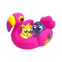 Boneco Flamingo Bolofofos Baby Banho - Líder Brinquedos - Lider Brinquedos