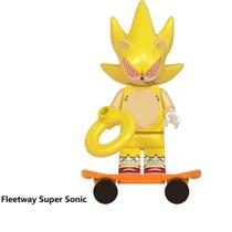 Boneco Fleetway Super Sonic em Bloco