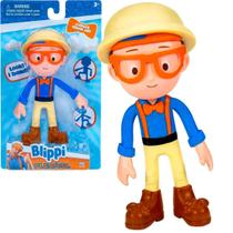 Boneco Flexível Blippi Explorador Bendables 13 cm - Candide BLZ0015