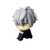 Boneco fofo Chibi Gojo Satoru Jujutsu Kaisen 5-8 cm em PVC