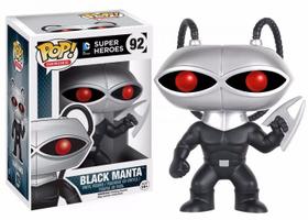 Boneco Funko Pop Black Manta 92 Dc Comics Super Heroes