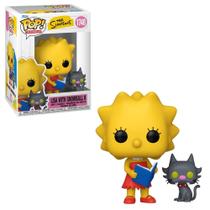 Boneco Funko Pop! & Buddy Os Simpsons - Lisa e Bola de Neve
