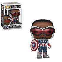 Boneco Funko Pop Capitão America Falcão Marvel 814