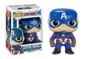 Boneco Funko Pop Civil War Captain America 125