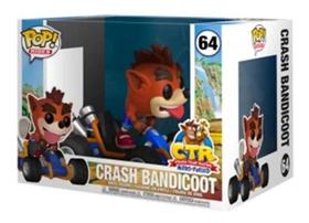 Boneco Funko Pop CTR Crash Team Racing Crash Bandicoot 64