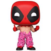 Boneco Funko Pop Deadpool with Teddy Belt 754 ECCC Marvel