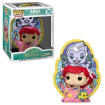 Boneco Funko Pop! Deluxe Disney Princesas - Ariel com Vitral Boneco Funko Pop! Deluxe Disney Princesas - Ariel com Vitral
