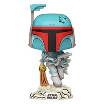 Boneco Funko Pop Disney 100th Star Wars Boba Fett - Retro Reimagined 660