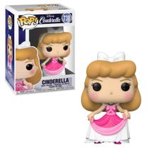 Boneco Funko Pop Disney - Cinderela De Vestido Rosa Boneco Funko Pop Disney - Cinderela De Vestido Rosa