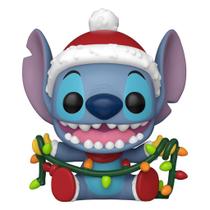 Boneco Funko Pop Disney Lilo Stitch Holiday Stitch with Lights 1504 Boneco Funko Pop Disney Lilo Stitch Holiday Stitch with Lights 1504