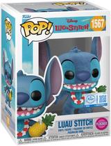 Boneco funko pop! disney lilo stitch - luau stitch (flocked) - candide
