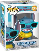 Boneco funko pop! disney lilo stitch - stitch com boia - candide