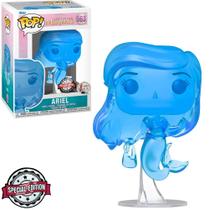 Boneco Funko Pop Disney Little Mermaid Ariel - Translucent Blue 563 Boneco Funko Pop Disney Little Mermaid Ariel - Translucent Blue 563
