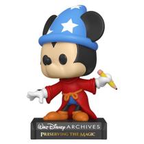 Boneco Funko Pop Disney Mickey Mouse 799 Sorcerer Mickey Archives 50th