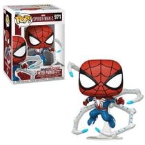 Boneco Funko Pop Games Spiderman 2 Peter Parker Adv Suit 2.0