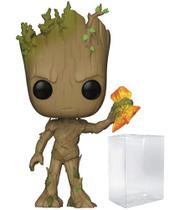 Boneco Funko Pop! Groot com Stormbreaker Marvel - Avengers: Guerra Infinita (Medida: 3.75")