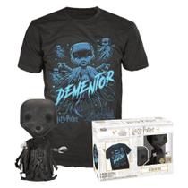 Boneco Funko Pop Harry Potter Dementor Glow + - Tees Bundle 73131