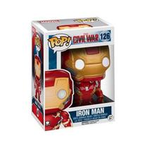 Boneco Funko Pop Iron Man Guerra Civil Vinyl 12 Cm