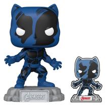 Boneco Funko Pop Marvel A60 Comic Black - Panther C/pin 1244