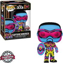 Boneco Funko Pop Marvel Black Light The Falcon - Captain America 987 Boneco Funko Pop Marvel Black Light The Falcon - Captain America 987