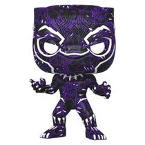 Boneco Funko Pop Marvel Black Phanter Art Series - Black Panther 70