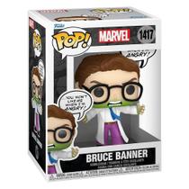 Boneco Funko Pop Marvel Bruce Banner Dont Make - Me Angry 1417 Boneco Funko Pop Marvel Bruce Banner Dont Make - Me Angry 1417