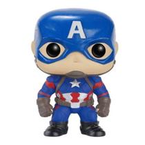 Boneco Funko Pop Marvel Capitão América 125 Captain America Civil War