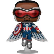Boneco Funko Pop Marvel Capitão América 817 The Falcon and The Winter Soldier