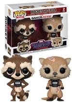Boneco Funko Pop Marvel Guardians Of Galaxy Rocket And Lylla