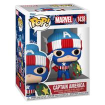 Boneco Funko Pop Marvel Holiday - Capatain America 1438