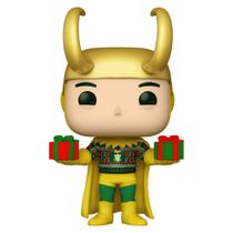 Boneco Funko Pop Marvel Holiday - Loki com sweater 1322 Boneco Funko Pop Marvel Holiday - Loki com sweater 1322